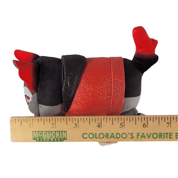 Aphmau Demon Cat Plush 6" Red Glitter Outfit Bonkers Toy 2024 Collectible Soft - Picture 10 of 16